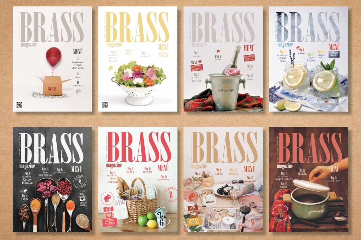 Portadas de Brass Magazine